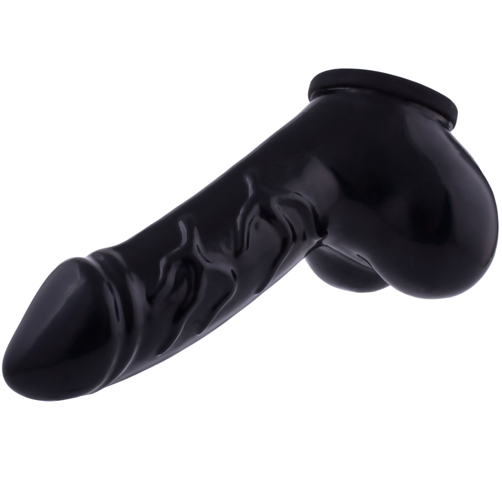 665 Leather Neoprene and Fetish Clothing: Toylie Latex Cock Sleeve Danny  4.5 Black