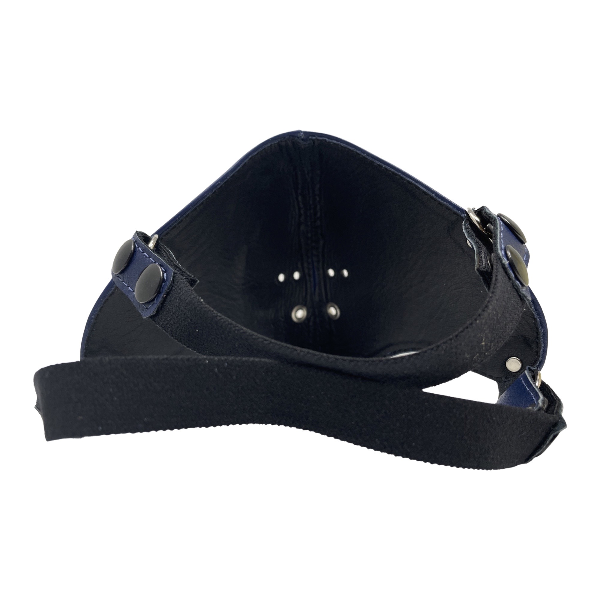 665 Leather Neoprene and Fetish Clothing: Mouth Restrictor Deluxe Blue/Black