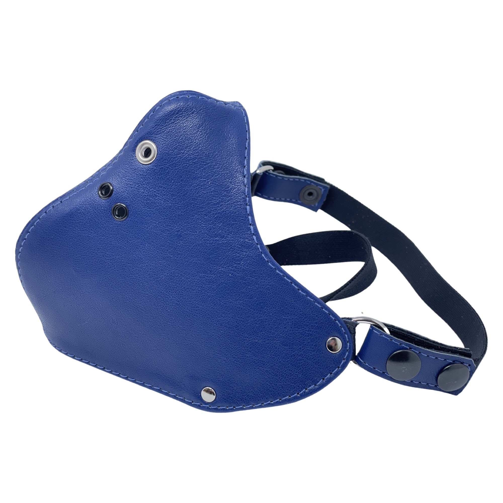 665 Leather Neoprene and Fetish Clothing: Mouth Restrictor Deluxe Blue/Black