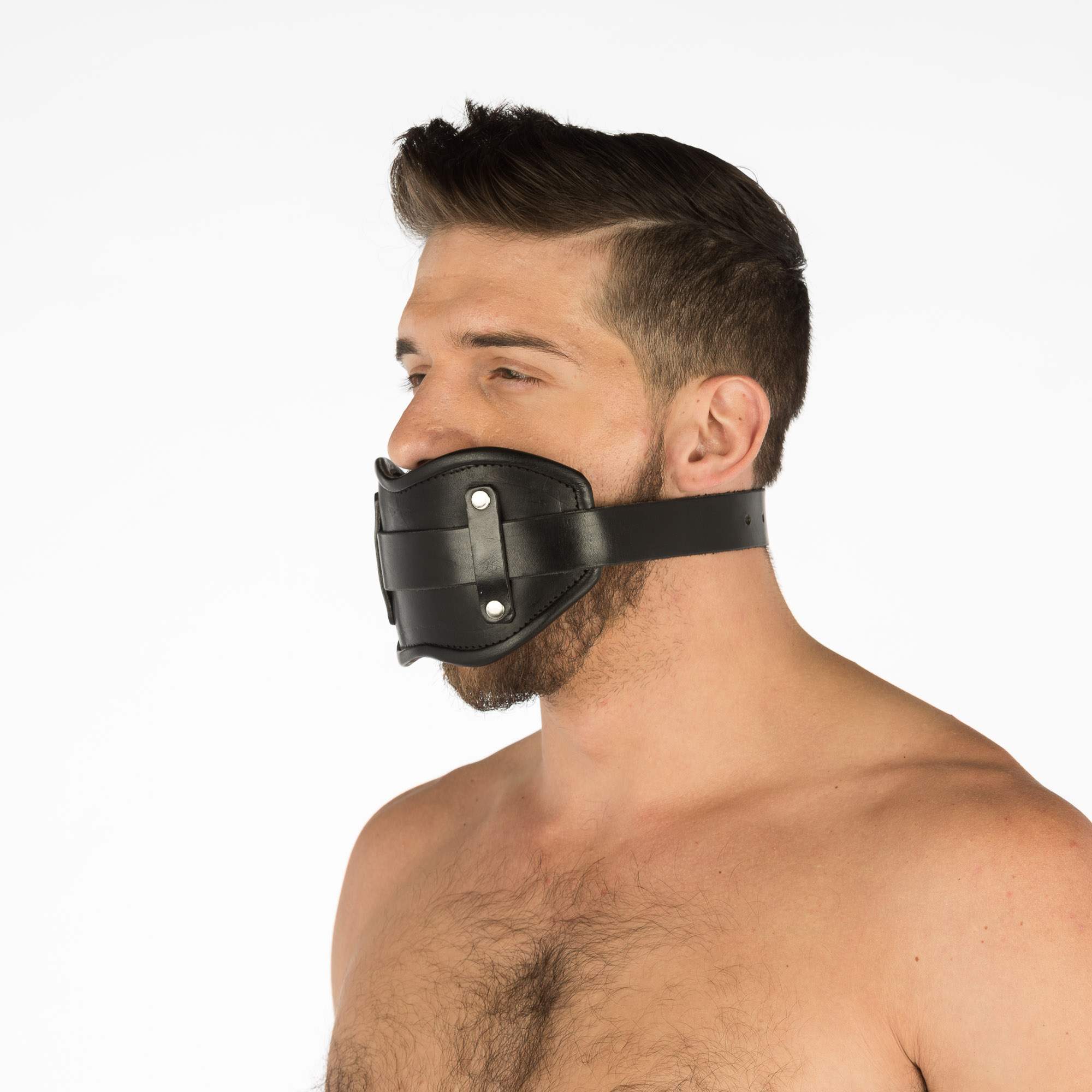 665 Leather Neoprene and Fetish Clothing: Leather Silencer Gag